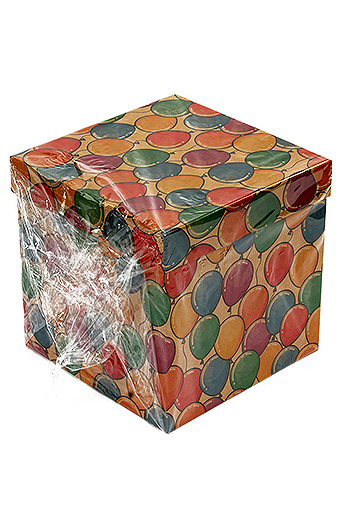 Коробка карт. крафт 051/8001 наб. из 5 кубов мал.- шарики