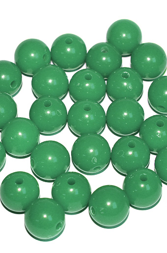 Бусины 114/45 шарики зеленые /FIX  цена