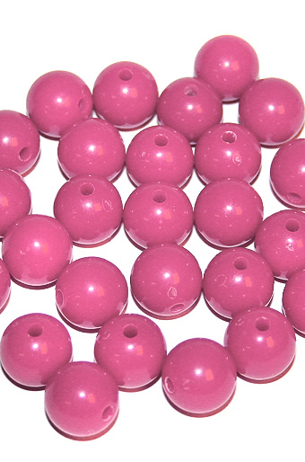 Бусины 114/60 шарики ярко-розовые /FIX  цена