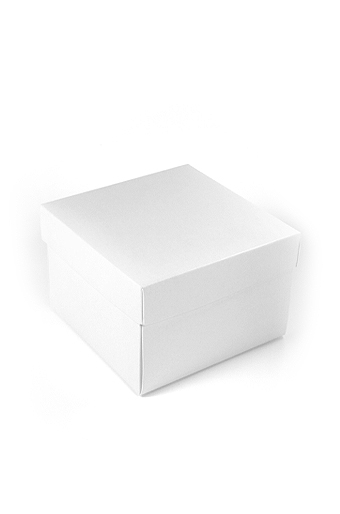 Коробка белая 123/00 квадрат