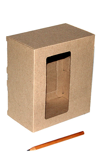 Коробка микрогофра 009/001-93 прямоугольник с окном