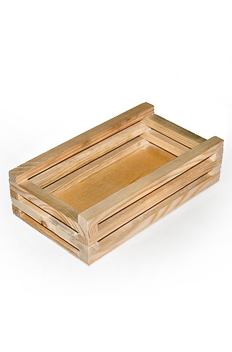Коробка деревянная 136/93 прямоуг. из брусков
