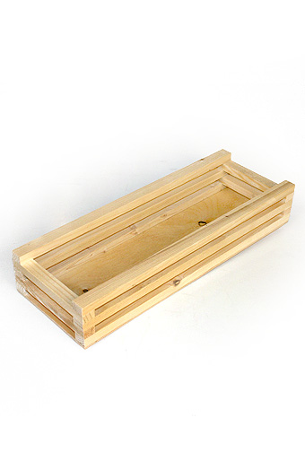Коробка деревянная 137/93 прямоуг. из брусков