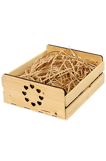 Подарочные Коробка деревянная 125/412-93 лоток прямоуг. с резными ручками- кругом любовь / ПОД ЗАКАЗ от производителя