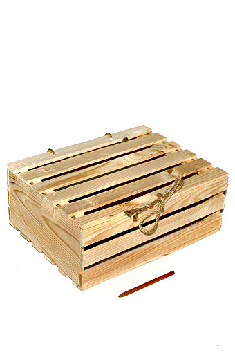 Коробка деревянная 305 прямоуг. с крышкой