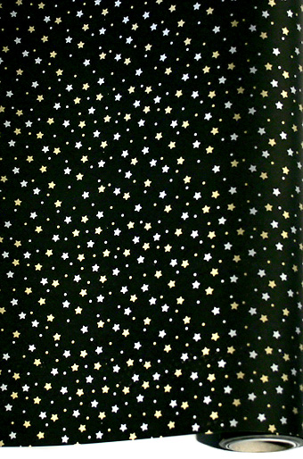 Бумага капелла 41/672-05 звездное небо на черном